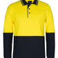 JB's Hi Vis L/S Cotton Polo - 6CPHL