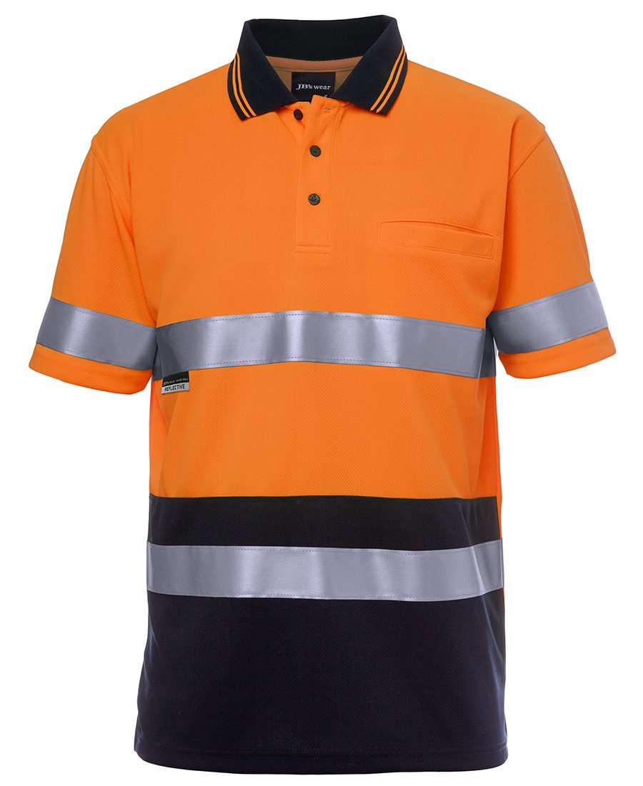 JB's Hi Vis S/S (D+N) Traditional Polo - 6HVST