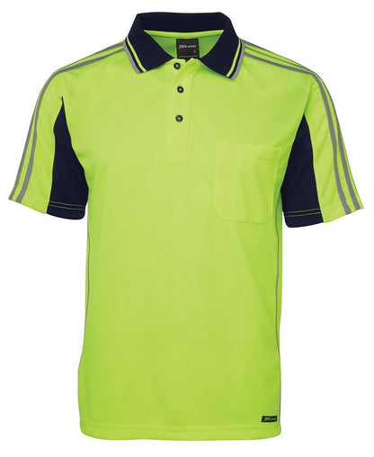 JB's Hi Vis S/S Arm Tape Polo - 6AT4S