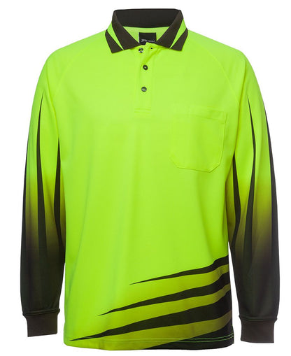 JB's Hi Vis L/S Rippa Sub Polo - 6HVRL