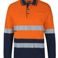 JB's Hi Vis (D+N) L/S Cotton Polo - 6DCPL