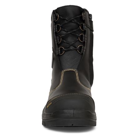 Oliver - 200mm Hi Leg Black Zip Sided Boot -  55380