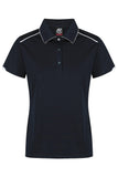 Back view of  CURRUMBIN LADY POLOS - W2320 -  sold by Kings Workwear www.kingsworkwear.com.au