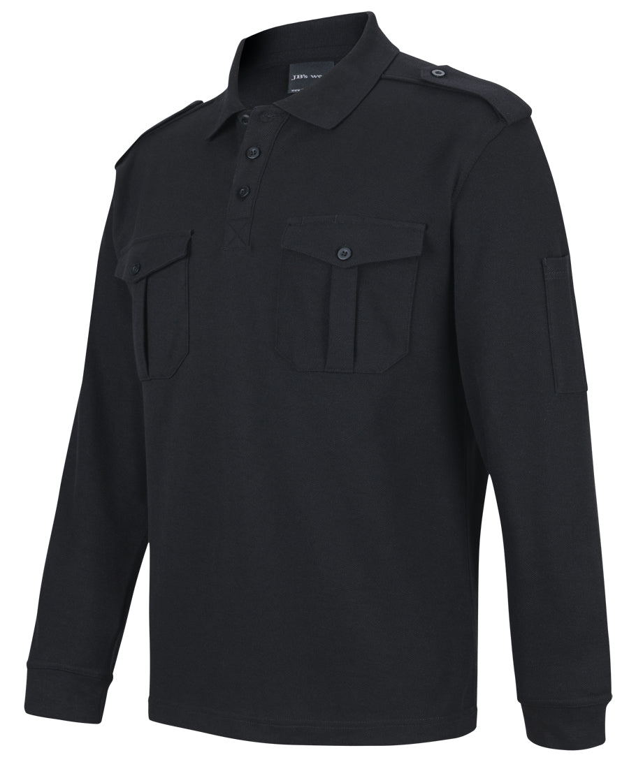 Jb's L/s 250 Epaulette Polo - 210EL