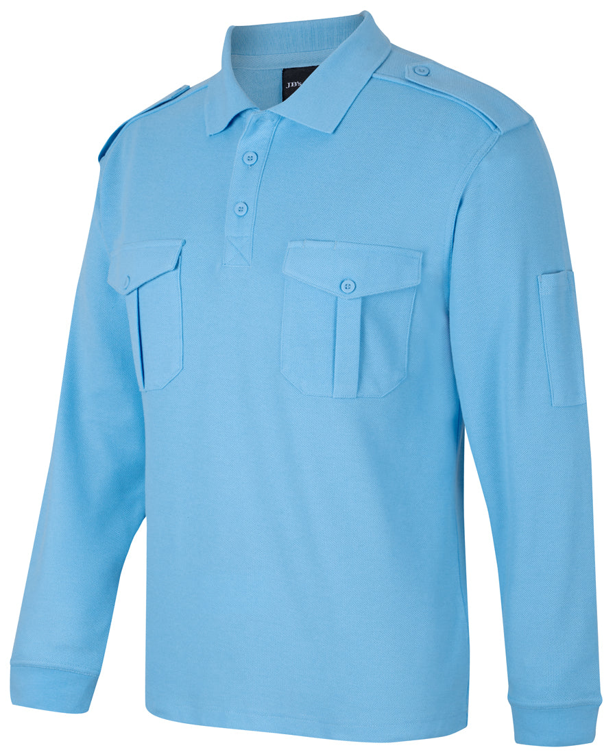 Jb's L/s 250 Epaulette Polo - 210EL