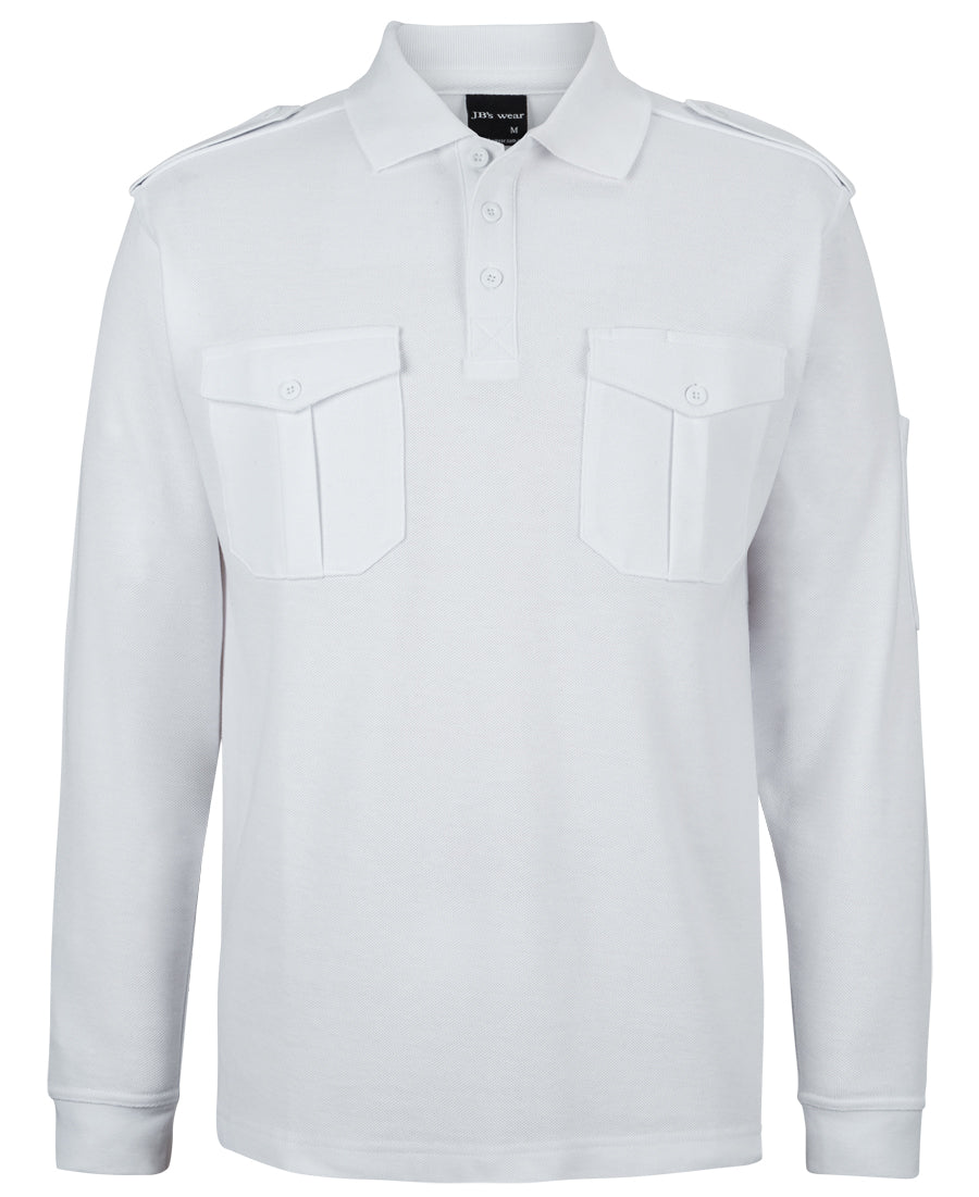 Jb's L/s 250 Epaulette Polo - 210EL