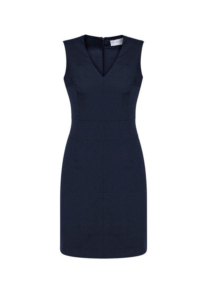 Womens Cool Stretch Sleeveless V-Neck Dress - 30121 - Biz Corporates