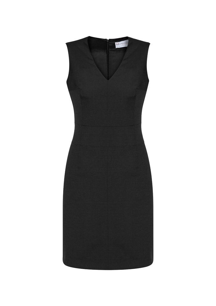 Womens Cool Stretch Sleeveless V-Neck Dress - 30121 - Biz Corporates