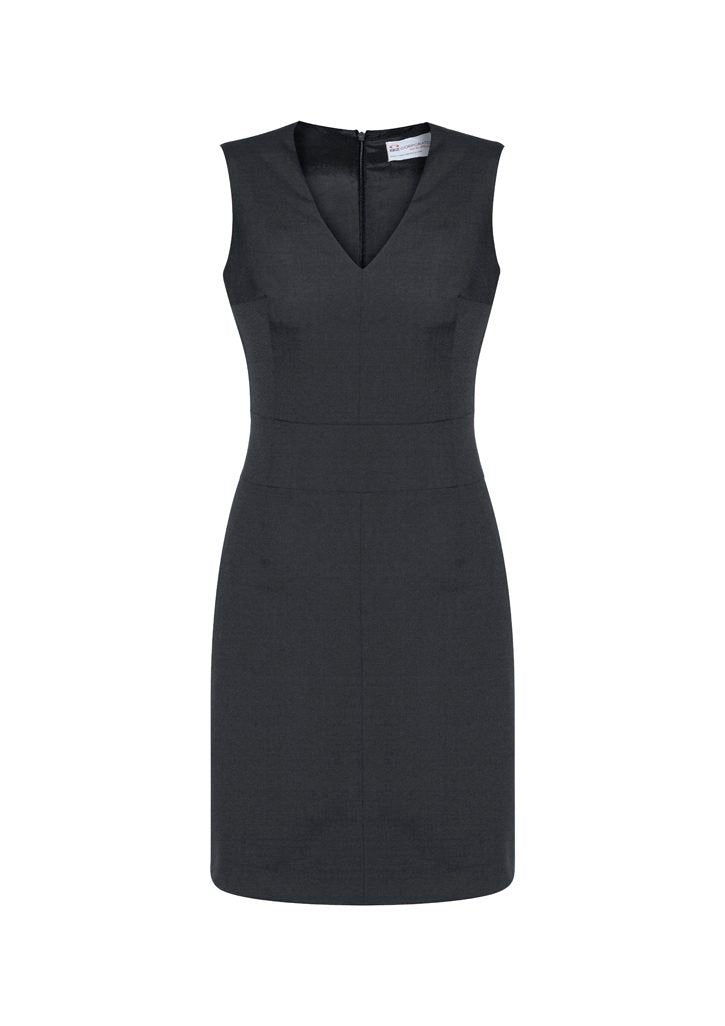 Womens Cool Stretch Sleeveless V-Neck Dress - 30121 - Biz Corporates