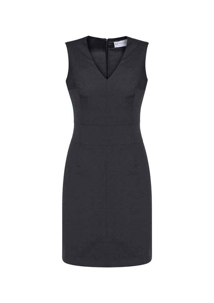 Womens Cool Stretch Sleeveless V-Neck Dress - 30121 - Biz Corporates