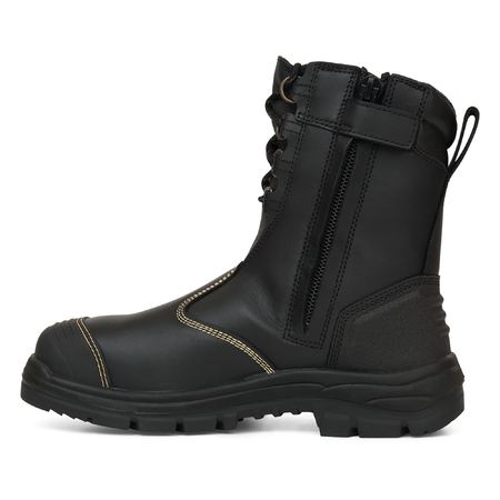 Oliver - 200mm Hi Leg Black Zip Sided Boot -  55380