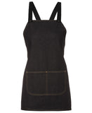 JB's Cross Back 65x71 Bib Denim Apron (without Straps) - 5ACBB