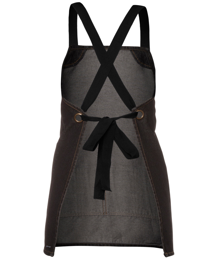 JB's Cross Back 65x71 Bib Denim Apron (without Straps) - 5ACBB