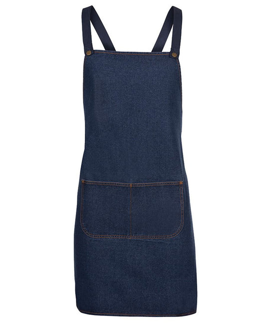JB's Cross Back Denim Apron (without Straps) - 5ACBD