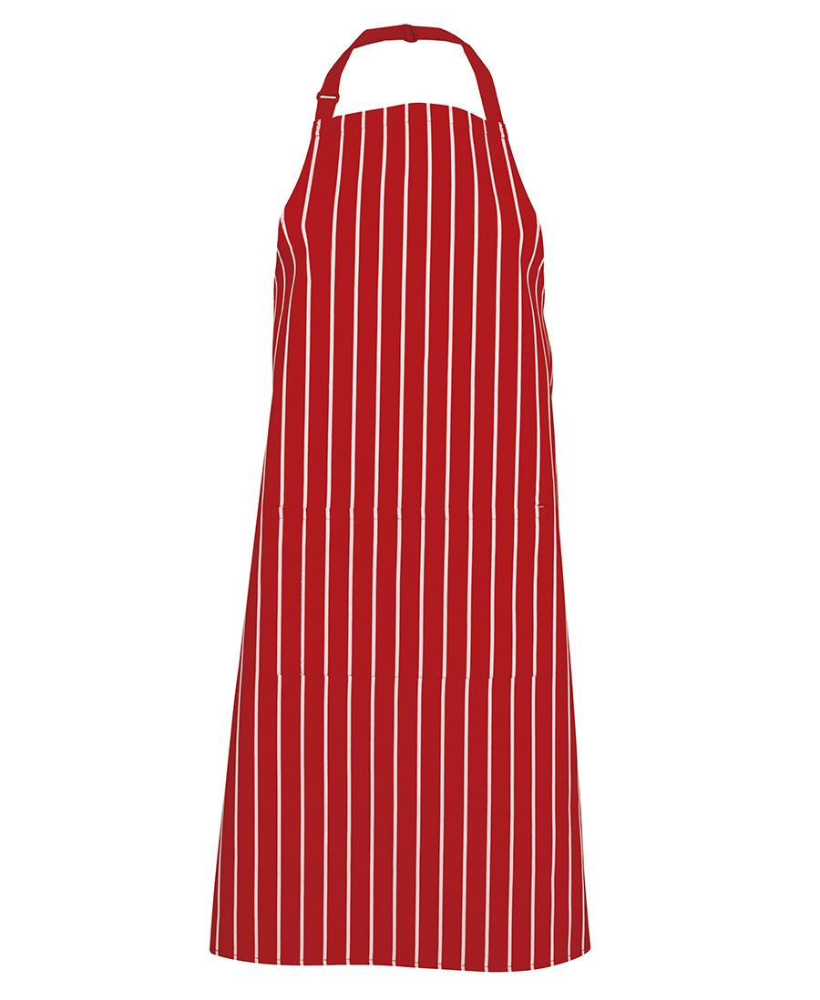 JB's Bib Striped Apron With Pocket - 5BS