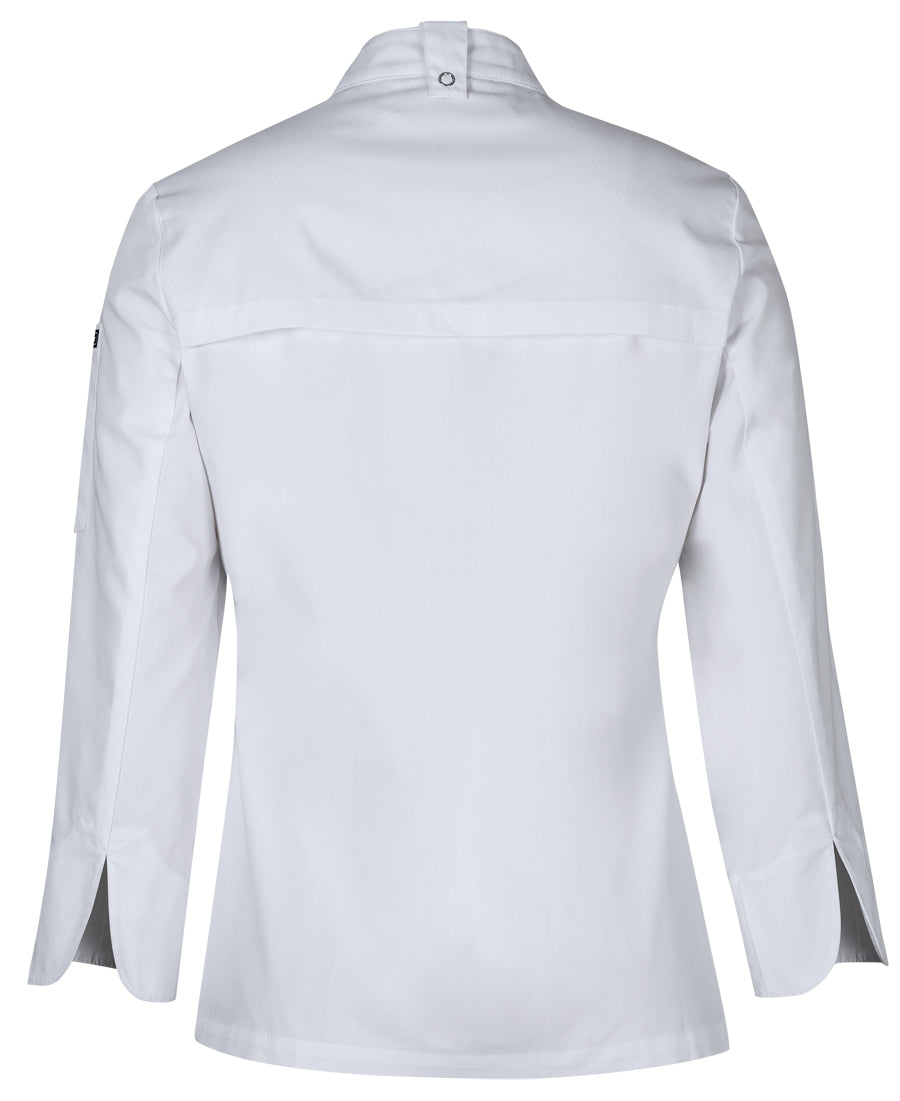 JB's Ladies L/s Snap Button Chef Jacket - 5CJL1
