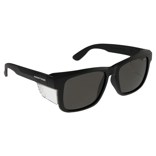 PRO CHOICE Safety Glasses Frontside Smoke Lens With Black Frame 6502BK