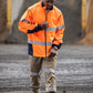 Bisley Mens Taped Hi Vis Zip Front Fleece (BK6611T)