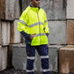 Bisley Mens Taped Hi Vis Zip Front Fleece (BK6611T)