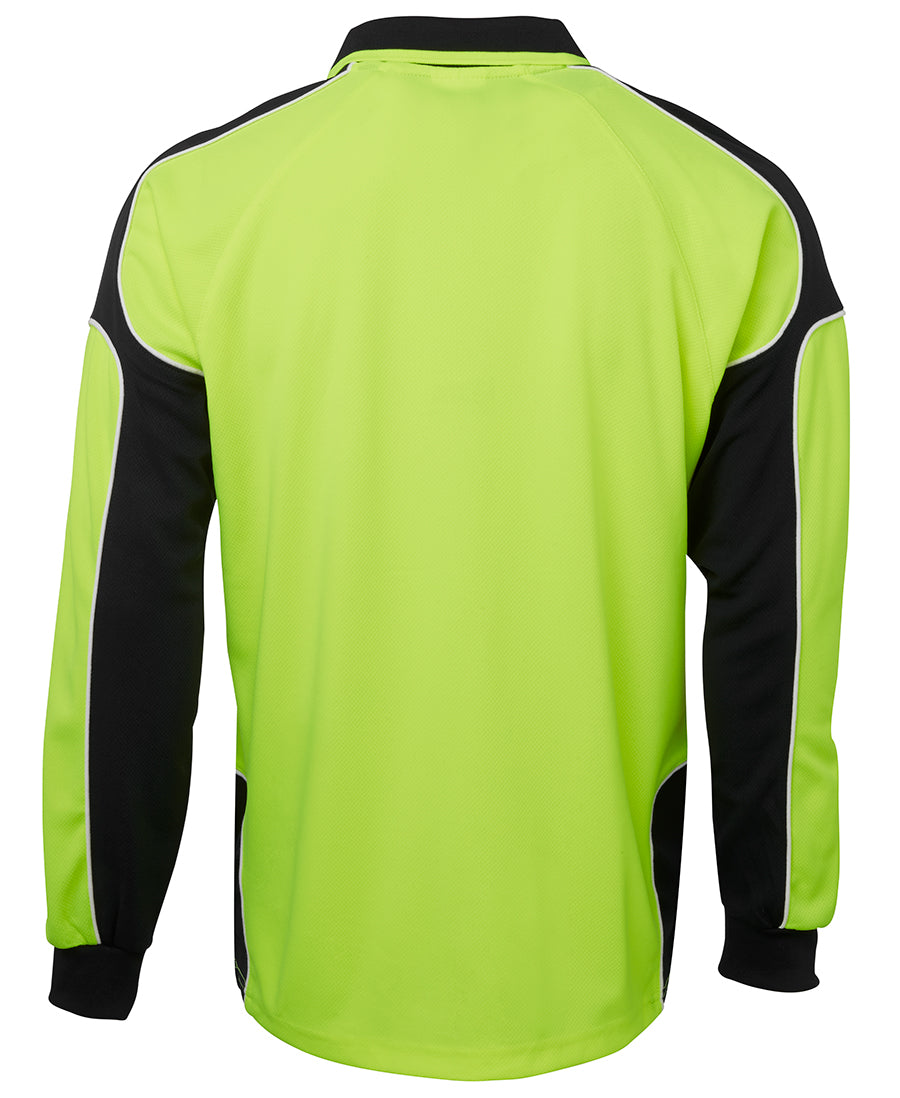 JB's Hi Vis L/s Arm Panel Polo - 6AP4L