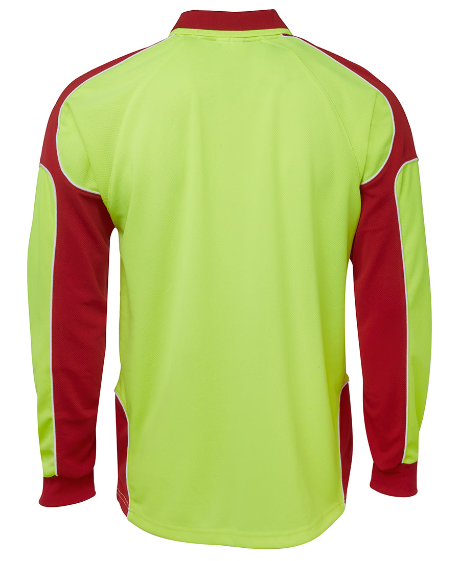 JB's Hi Vis L/s Arm Panel Polo - 6AP4L