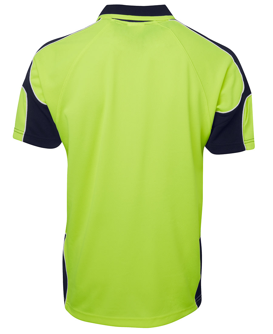 JB's Hi Vis S/S Arm Panel Polo - 6AP4S