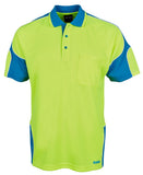 JB's Hi Vis S/S Arm Panel Polo - 6AP4S