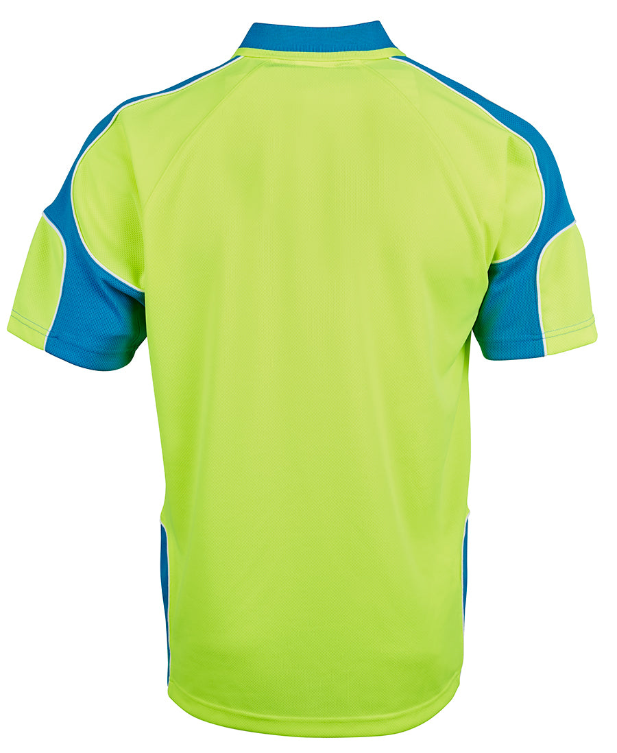 JB's Hi Vis S/S Arm Panel Polo - 6AP4S