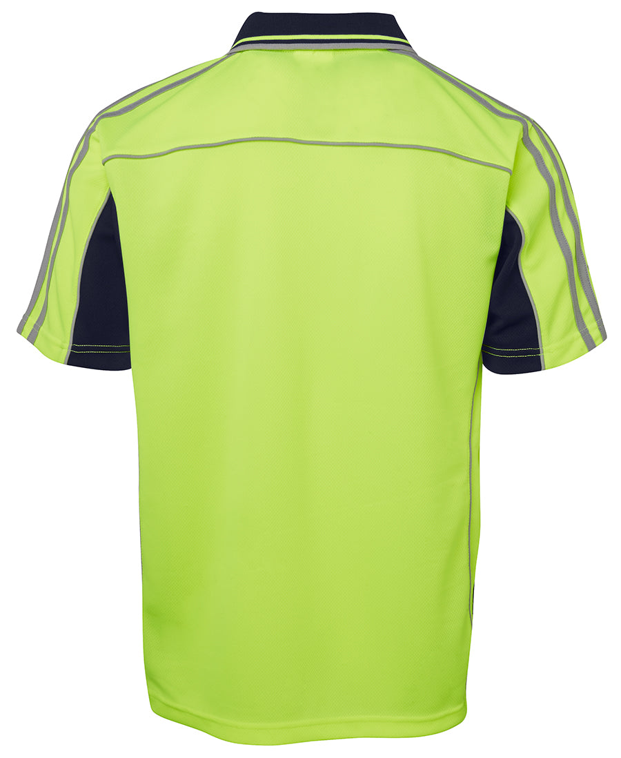 JB's Hi Vis S/S Arm Tape Polo - 6AT4S