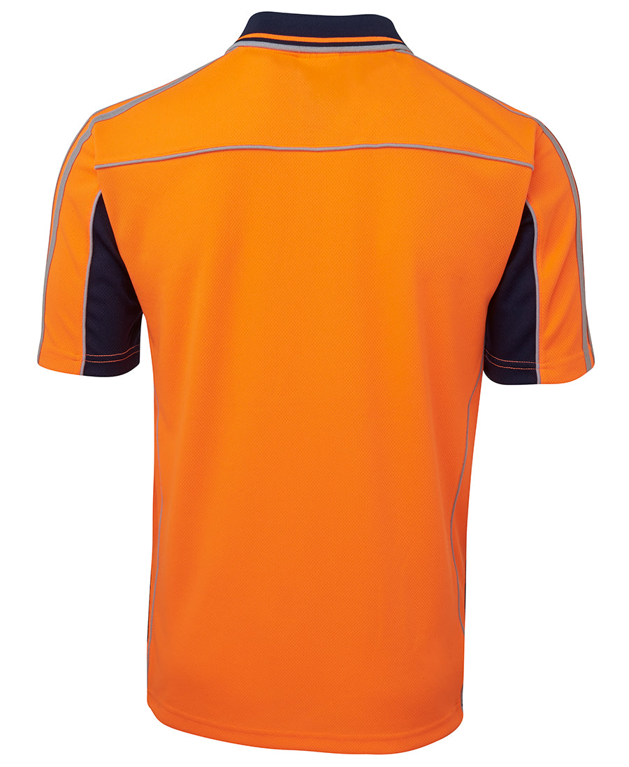 JB's Hi Vis S/S Arm Tape Polo - 6AT4S