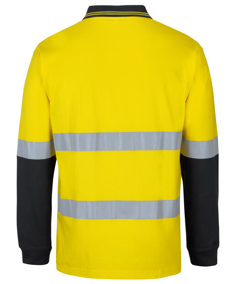 JB's Hi Vis (D+N) L/S Cotton Polo - 6DCPL