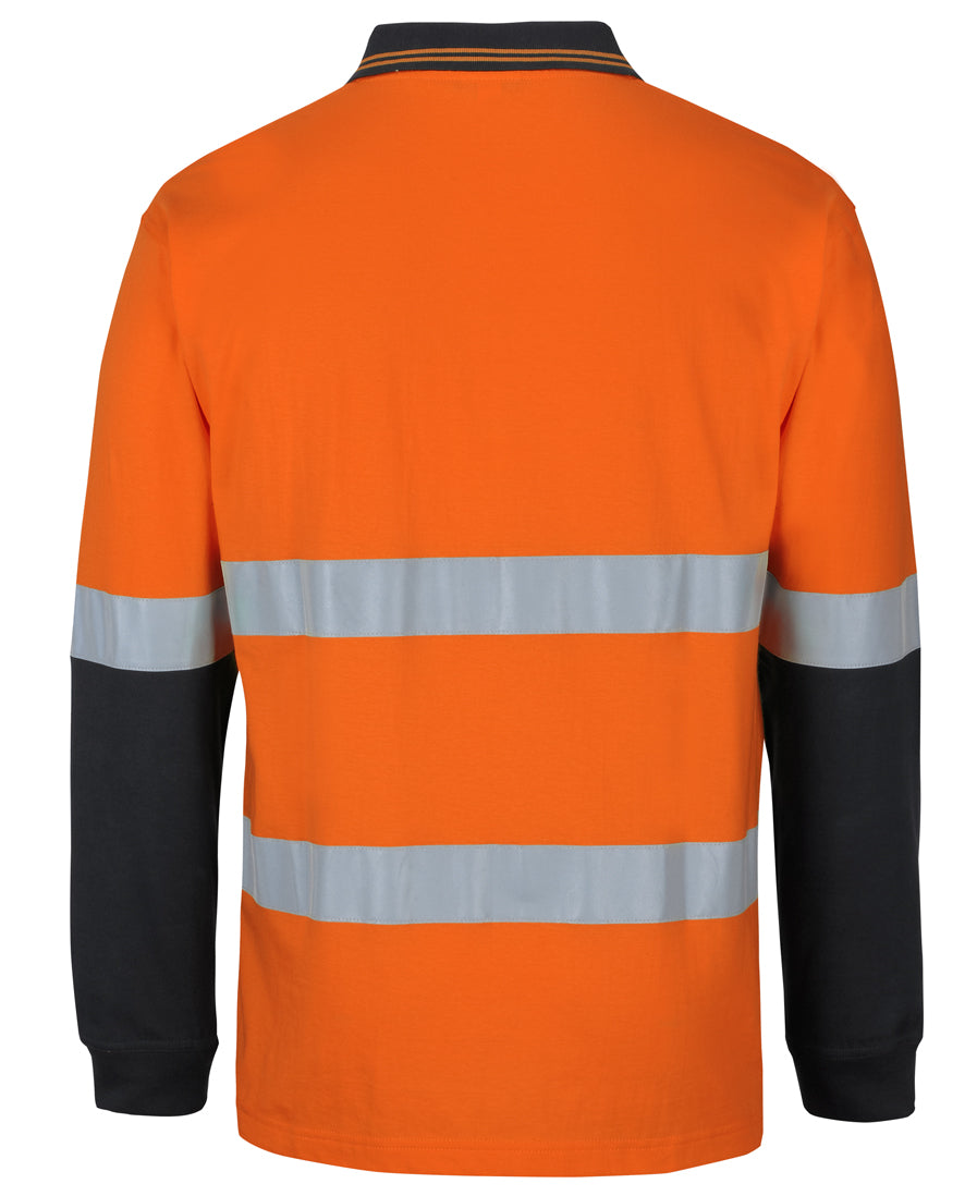 JB's Hi Vis (D+N) L/S Cotton Polo - 6DCPL