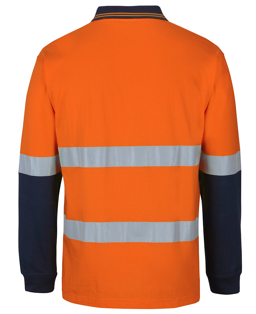 JB's Hi Vis (D+N) L/S Cotton Polo - 6DCPL