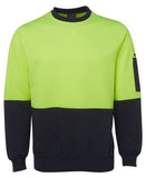 JB's Hi Vis Fleecy Crew - 6HVCN