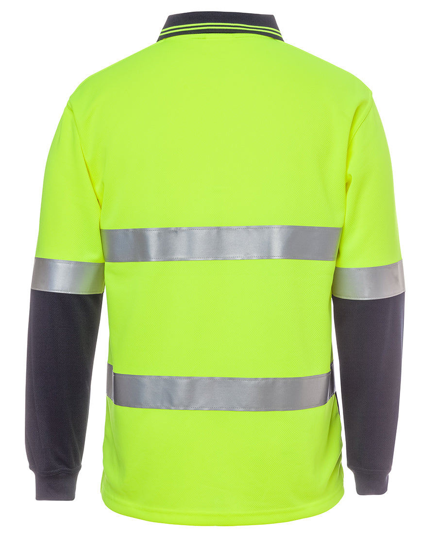 JB's Hi Vis L/s (D+N) Traditional Polo - 6HVSL