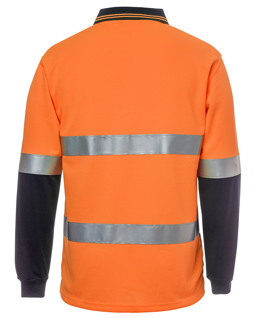 JB's Hi Vis L/s (D+N) Traditional Polo - 6HVSL