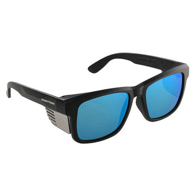 SAFETY GLASSES FRONTSIDE POLARISED BLUE REVO LENS