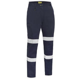 Bisley BPLC6008T Womens Taped Stretch Cotton Drill Cargo Pants