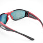 Iceberg 747-A1-PGWM Glass Aluminium Black with Red frame and Grey lens