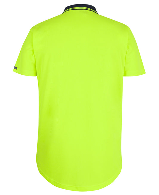 6HDS - JB's Hi Vis S/S Drop Tail Polo - JB's Wear