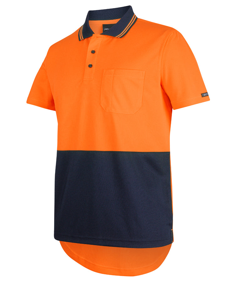 6HDS - JB's Hi Vis S/S Drop Tail Polo - JB's Wear