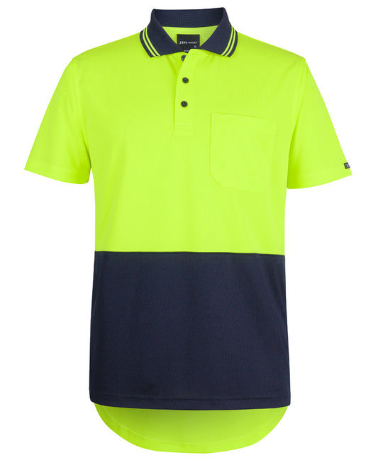 6HDS - JB's Hi Vis S/S Drop Tail Polo - JB's Wear
