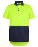 6HDS - JB's Hi Vis S/S Drop Tail Polo - JB's Wear
