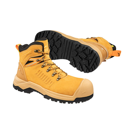 PUMA 632767 IRON HD MID WHEAT SAFETY BOOT
