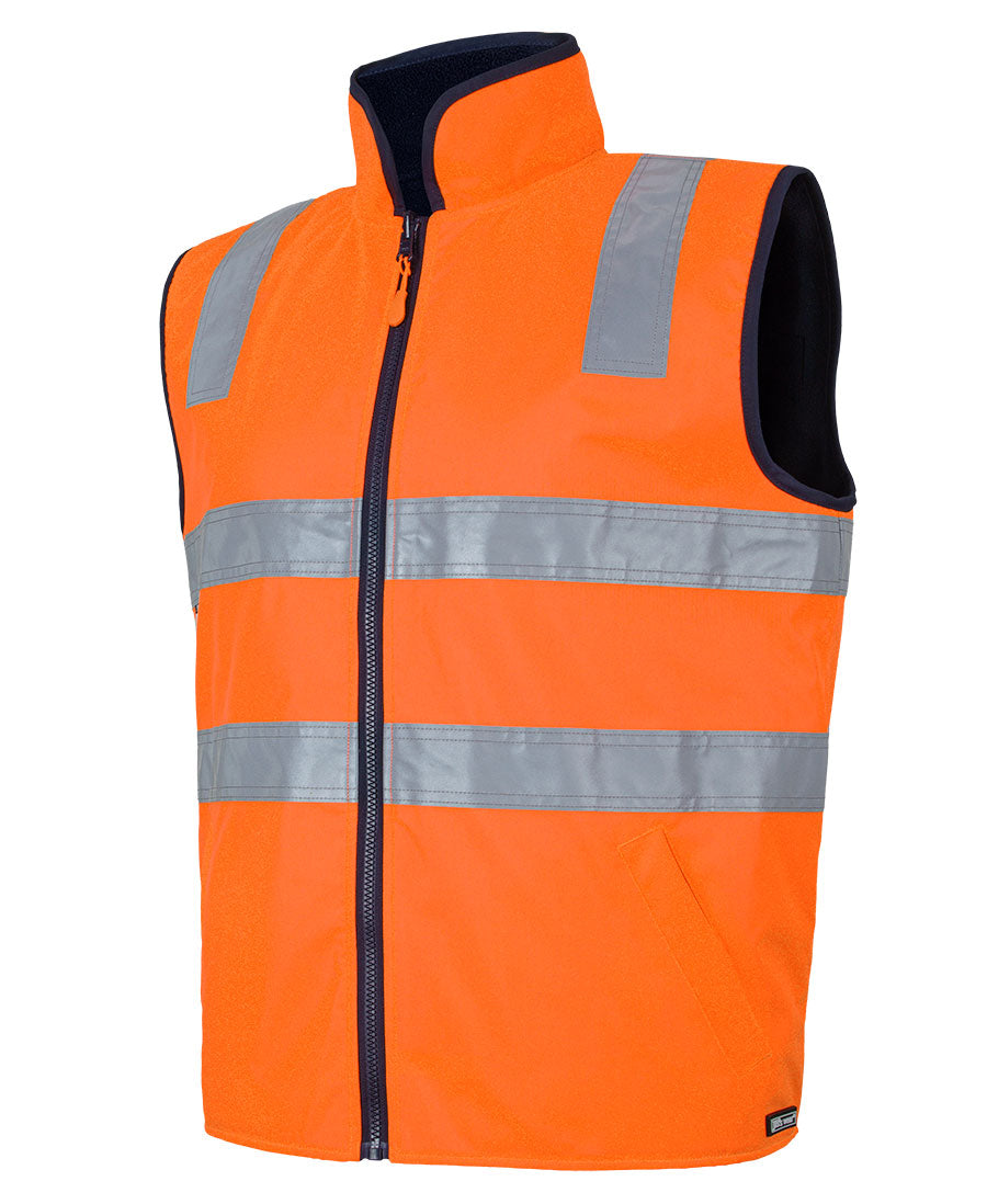 6D4RV - JB's Hi Vis 4602.1 (D+N) Reversible Vest - Jb's Wear