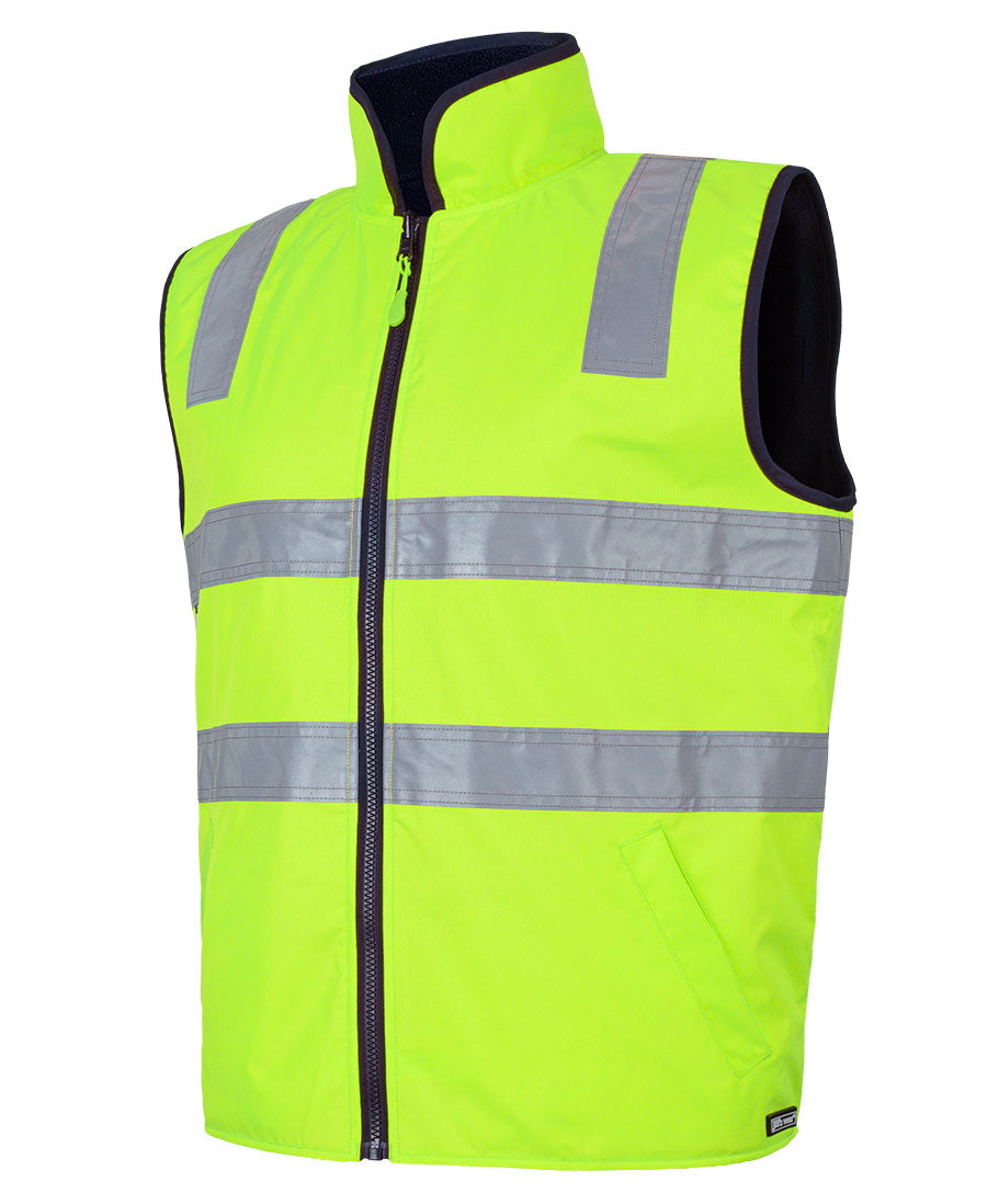 6D4RV - JB's Hi Vis 4602.1 (D+N) Reversible Vest - Jb's Wear