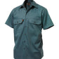 KingGee Mens Open Front Drill Shirt Short Sleeve - K04030 - KingGee sold by Kings Workwear www.kingworkwear.com.au