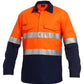 KingGee Mens Workcool2  Reflective Spliced Closed Front Shirt Long Sleeve - K54886 - KingGee sold by Kings Workwear www.kingworkwear.com.au