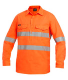 KingGee Mens Workcool2 Hi Vis Reflective Closed Front Shirt Long Sleeve - K54896 - KingGee sold by Kings Workwear www.kingworkwear.com.au
