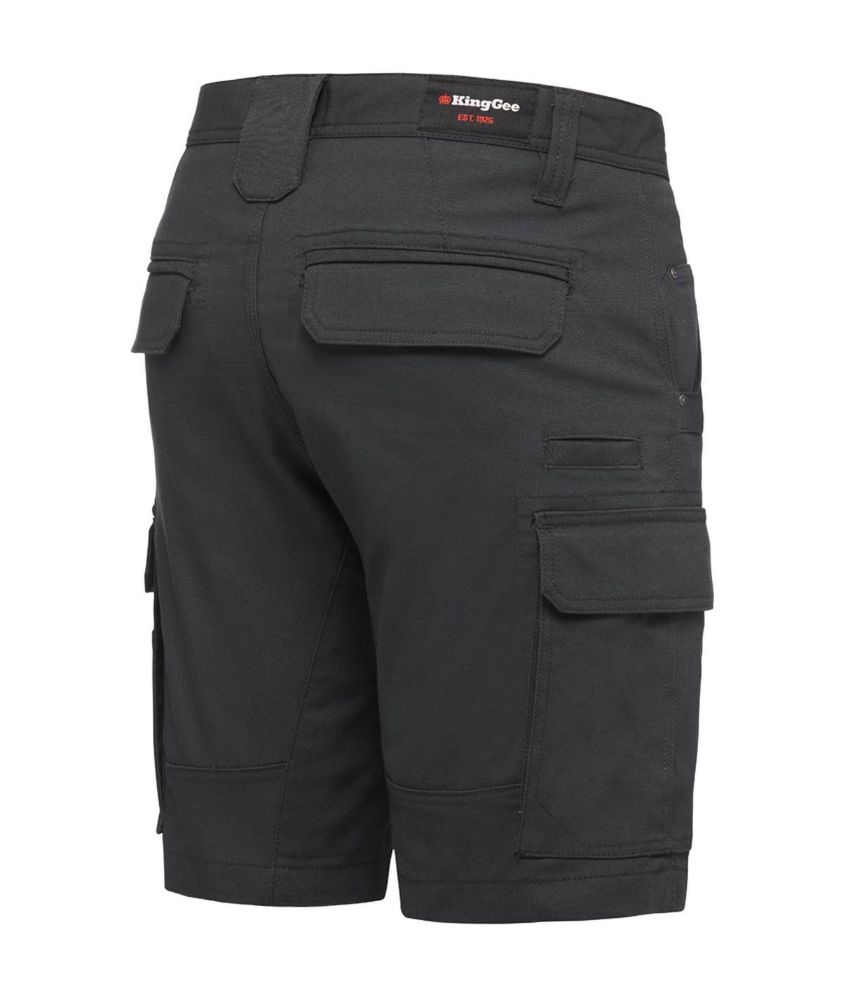 KingGee Mens Tradies Stretch Cargo Short - K69870 - KingGee sold by Kings Workwear www.kingworkwear.com.au